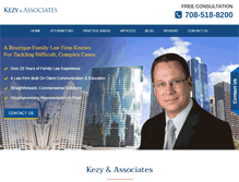 Tablet Screenshot of familylawyerschicago.com